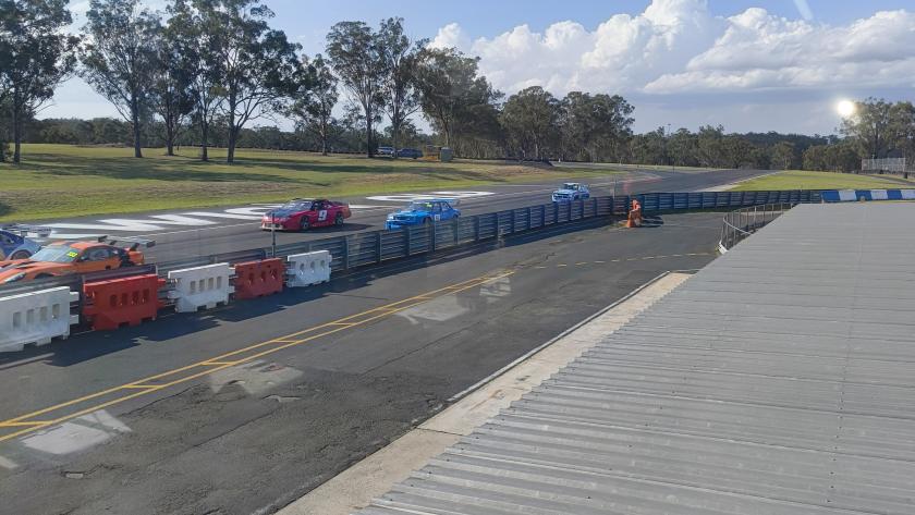 Sports Sedans for a rolling start at Morgan Park Raceway